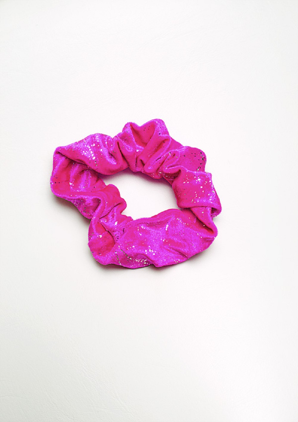 Harband rosa silver glitter velour