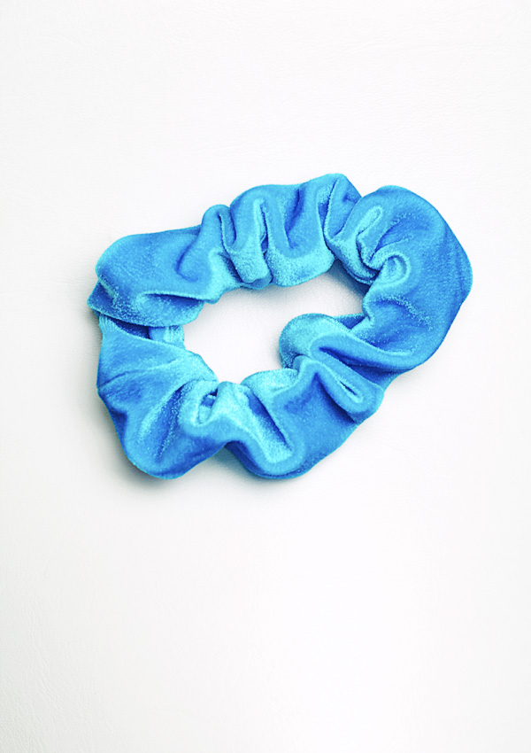 Hårband turchese velour