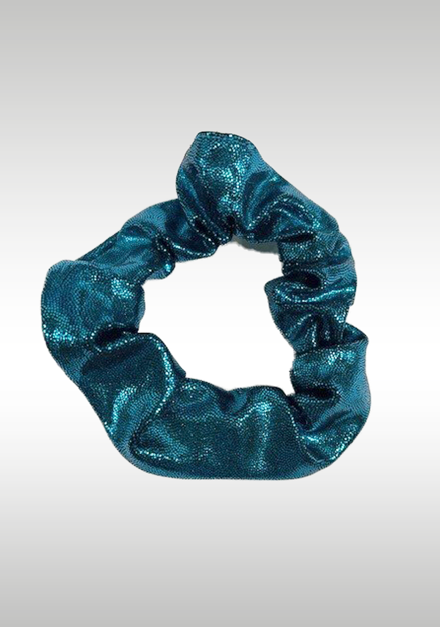 Hårvirvlar havsgrön wet look med grön undervegetation.