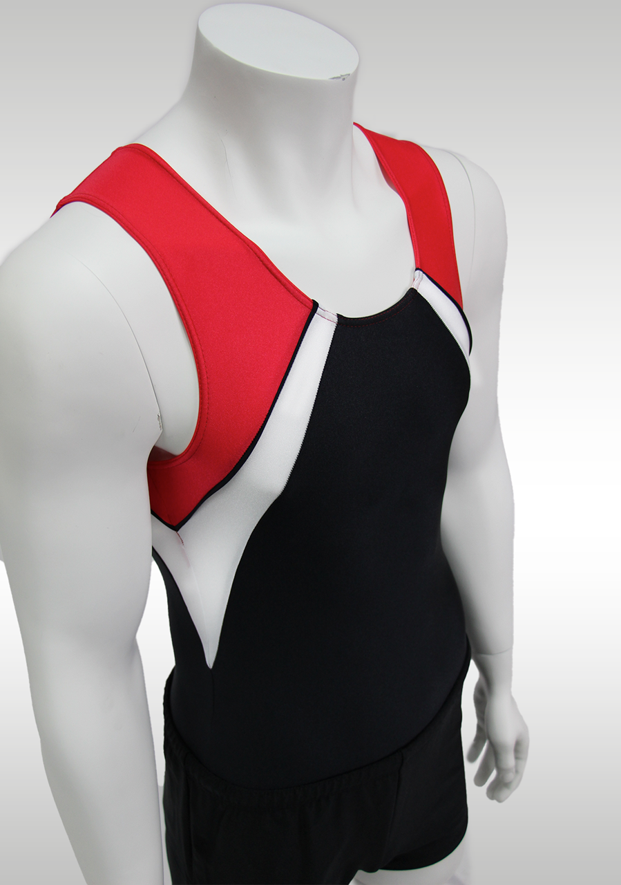Gymnastikdräkt B721 black/red