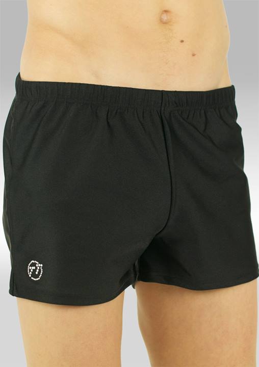 Short heren zwart lycra