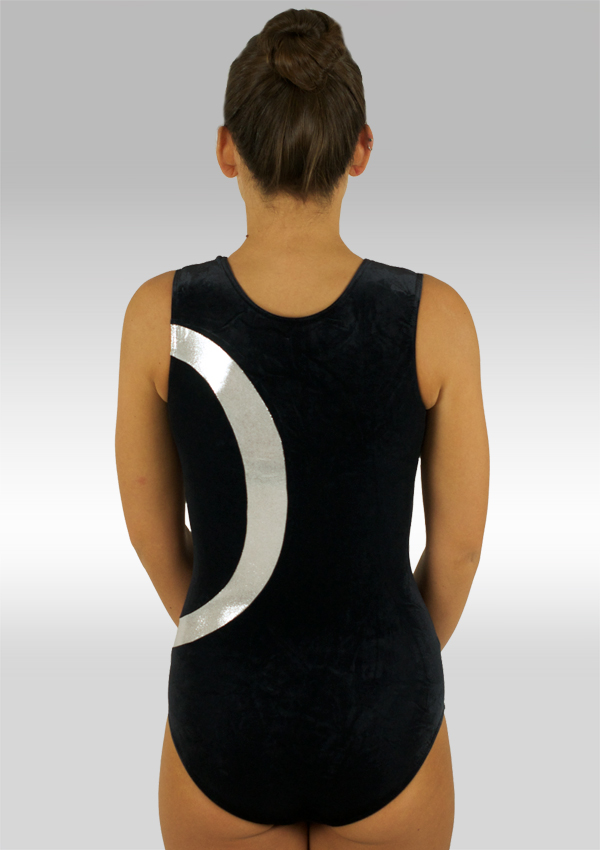 Gymnastikdräkt V500 black / turchese