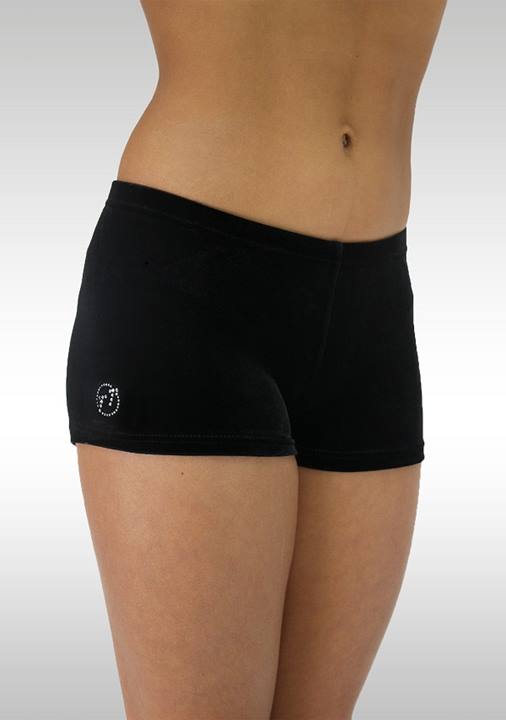 Hotpants zwart velours